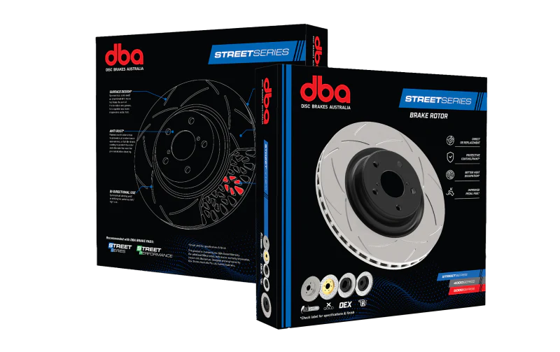 DBA 08-15 Dodge Challenger SRT-8 Front Drilled & Slotted Street Series Rotor - Image 5