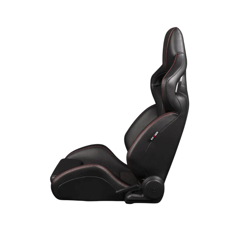 Orue-S Series Sport Seats - Black Leatherette (Honeycomb Alcantara) - Image 8